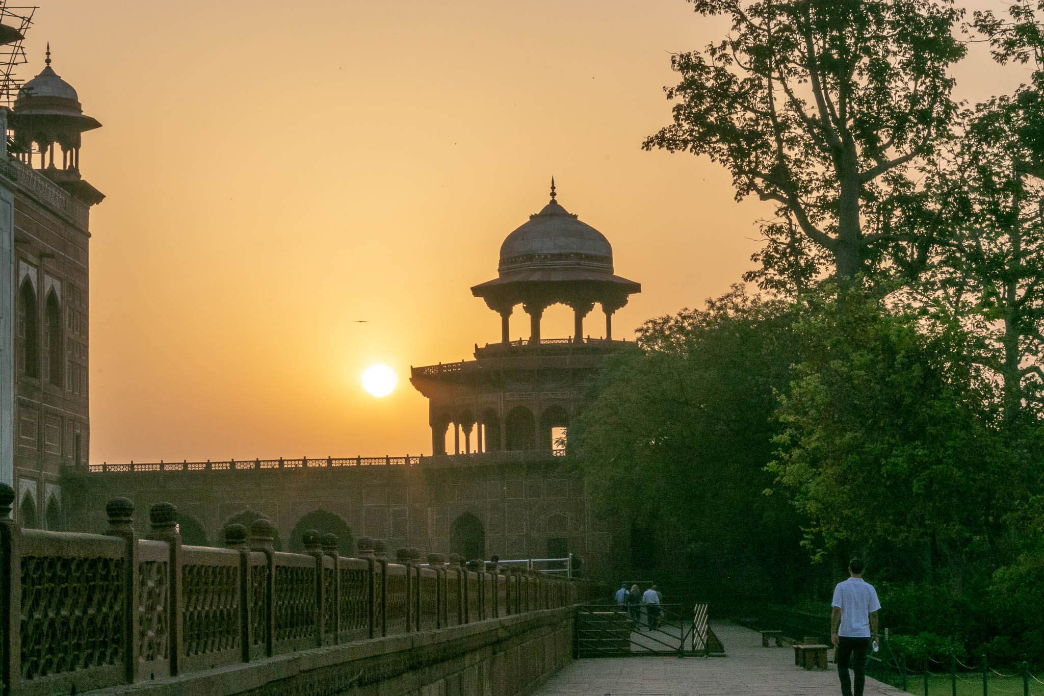 Gate of the Taj Mahal Taking advantage of the golden hour, we headed to the