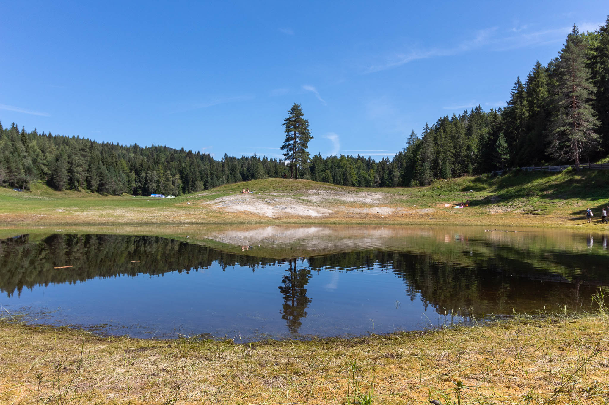 Lottensee Lottensee is a rare phenomenon: one of a few aperiodic lakes in the area. There is no regularity of when there is going to be a lake and when there is none.... In this case it is already quite small in the middle of August, and about to disappear.