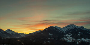 after the sun has set and the sky has taken on more colour, but everything else is getting dark and cold, you know it is time to head home, to a nice fire in the woodstove and some hot tea.